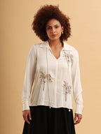 Ivora Palma Embroidered Shirt