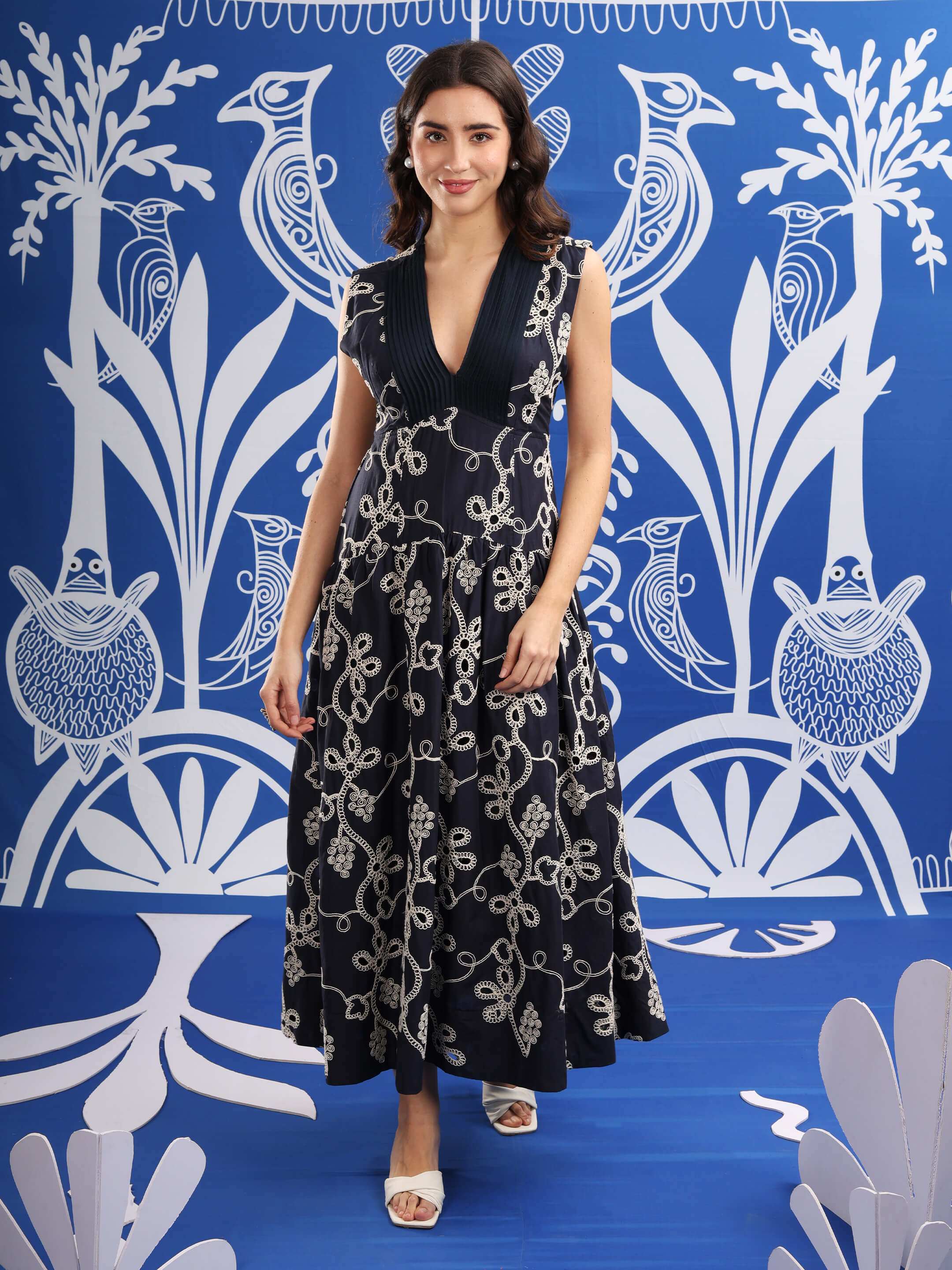 AVA DRESS NAVY