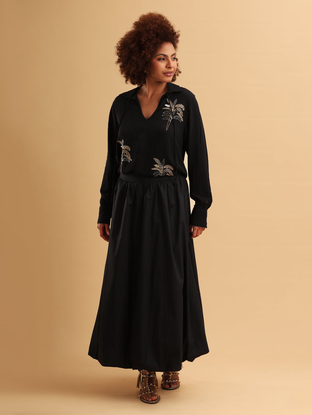 Ebony Balloon Skirt