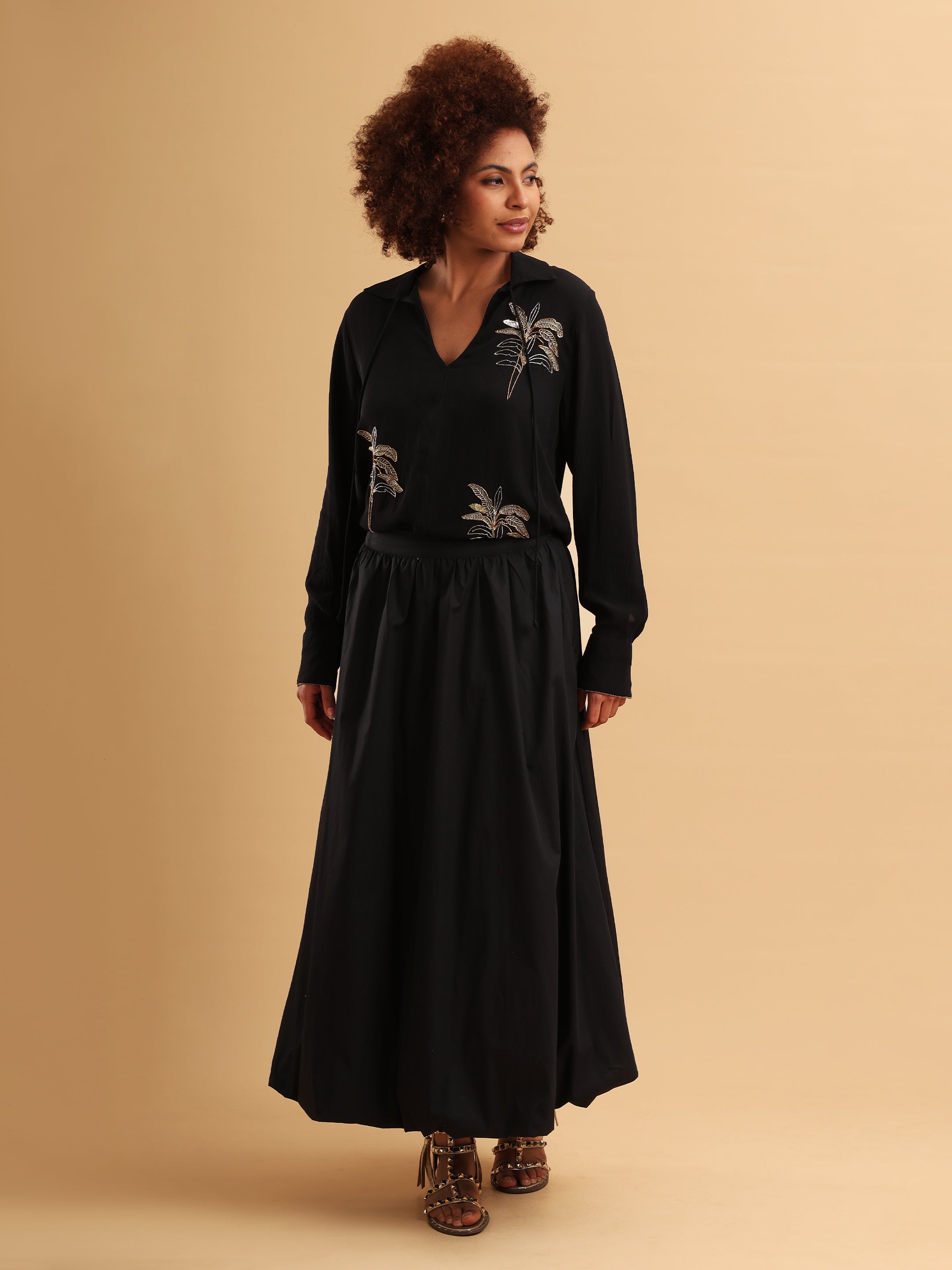 Ebony Balloon Skirt