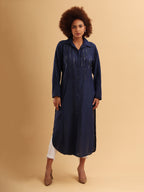 Midnight Muse Shirt Dress