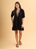 Desert Bloom Embroidered Dress