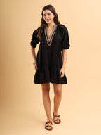 Desert Bloom Embroidered Dress