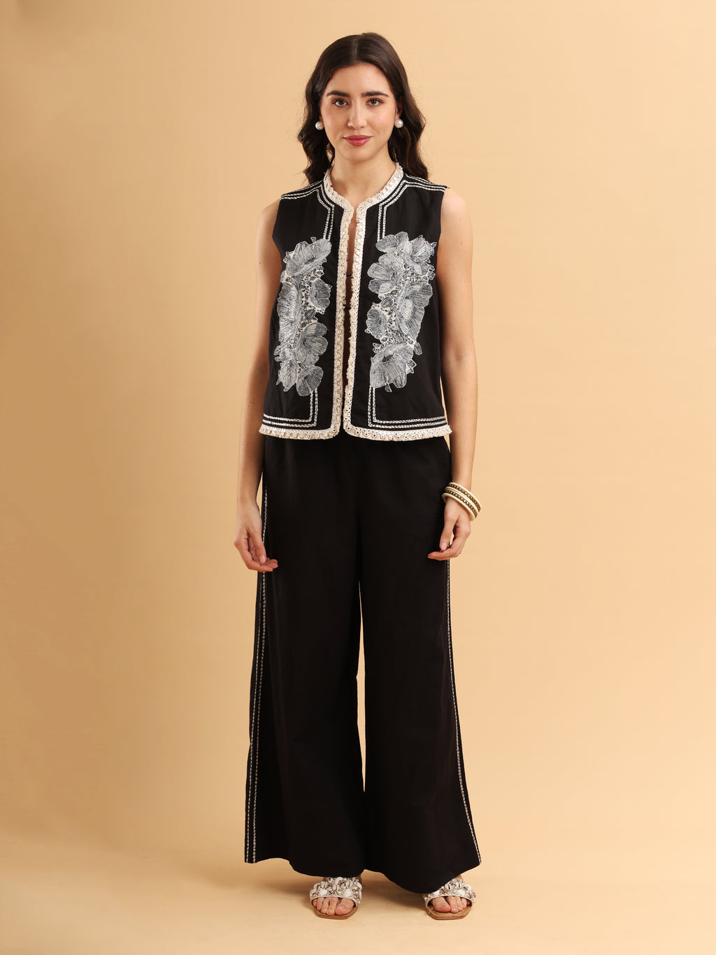 Luna Fleur Embroidered Co-ord Set