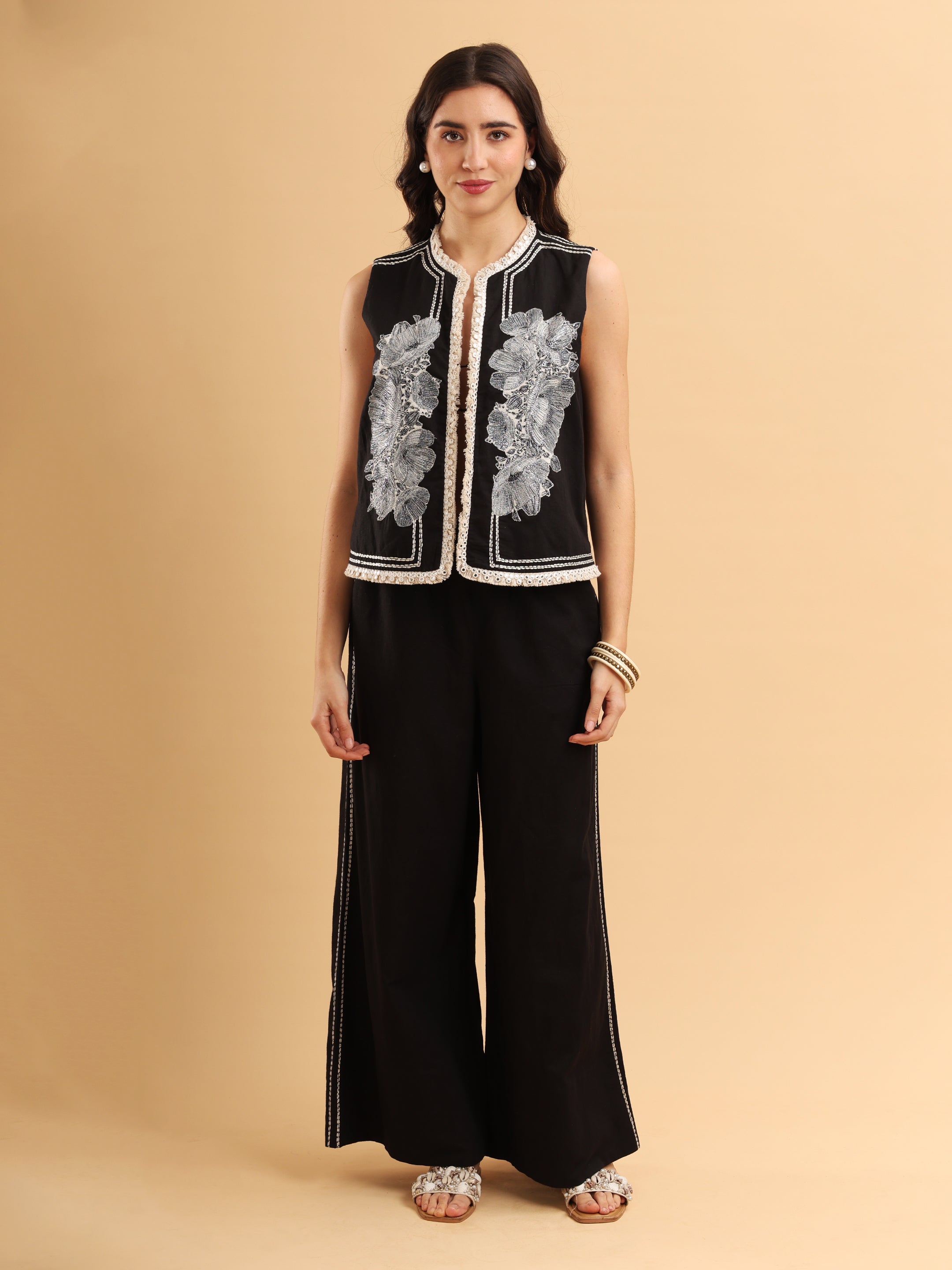 Luna Fleur Embroidered Co-ord Set