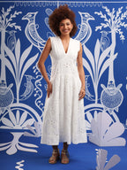 AVA DRESS White