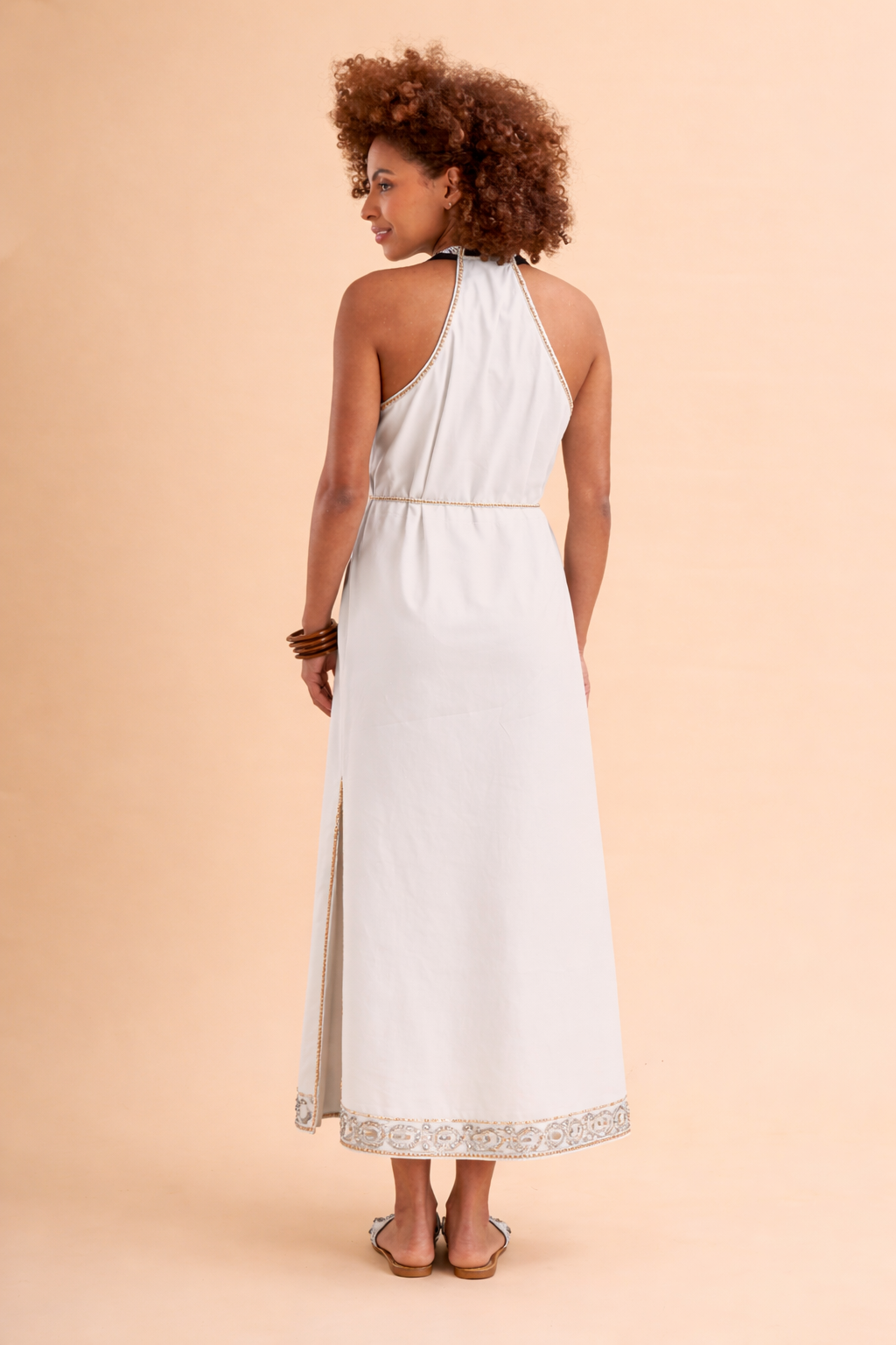Ivory Nomad Halter Dress