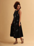 Black Tulip Embellished Dress