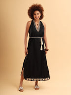MIDNIGHT Nomad Halter Dress