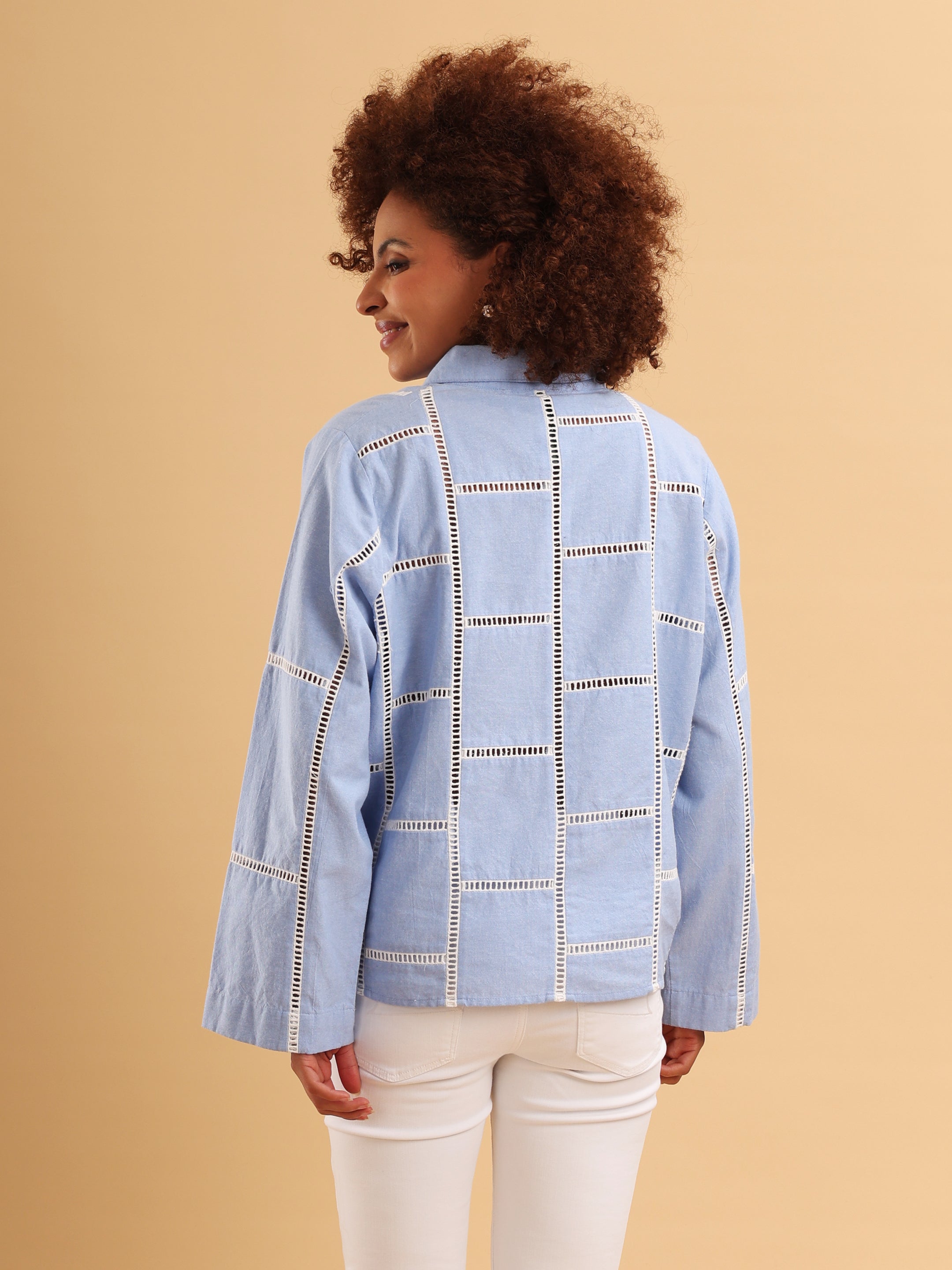Celeste Ladder Lace Shirt