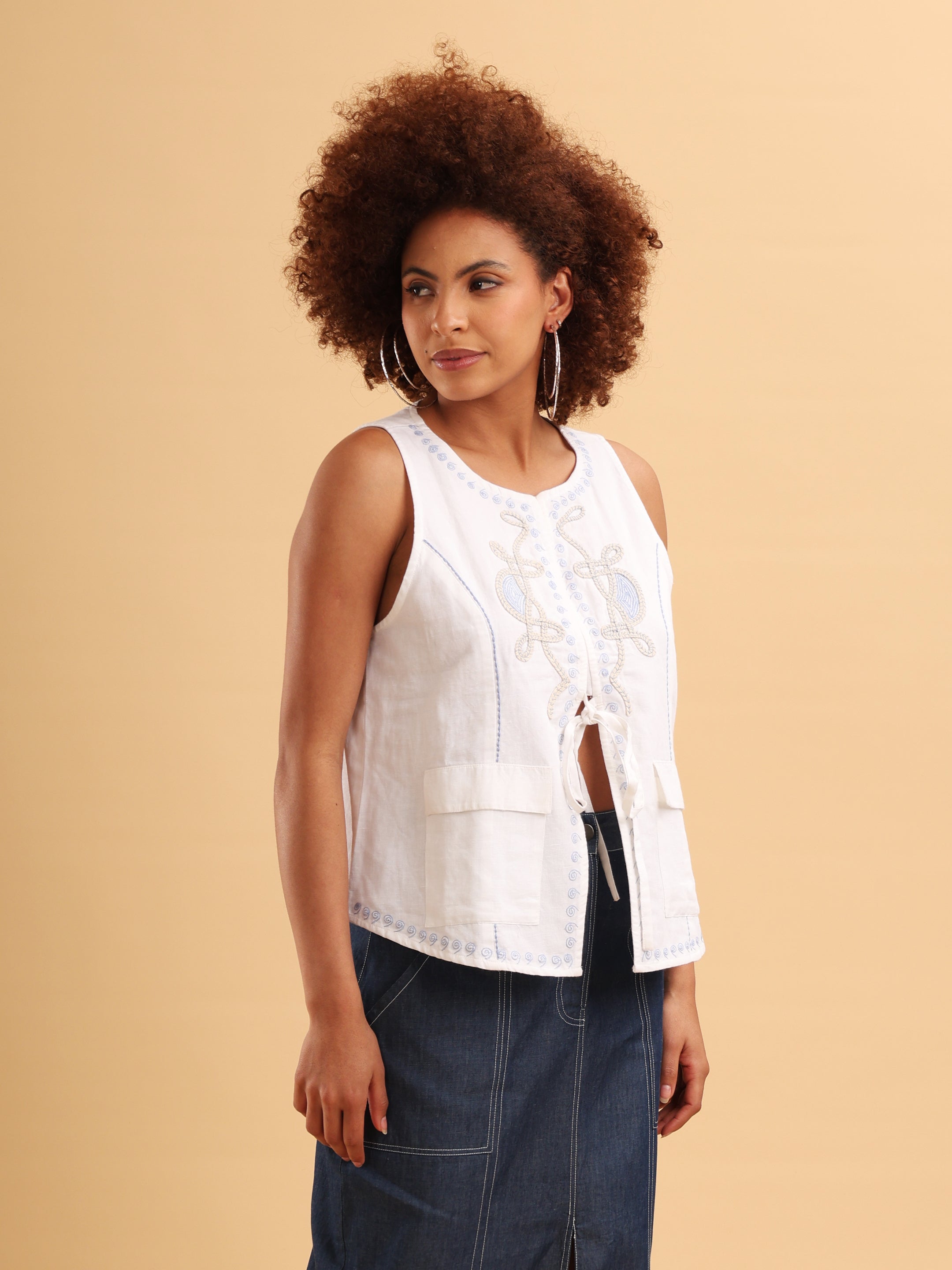 Dune Bloom Vest