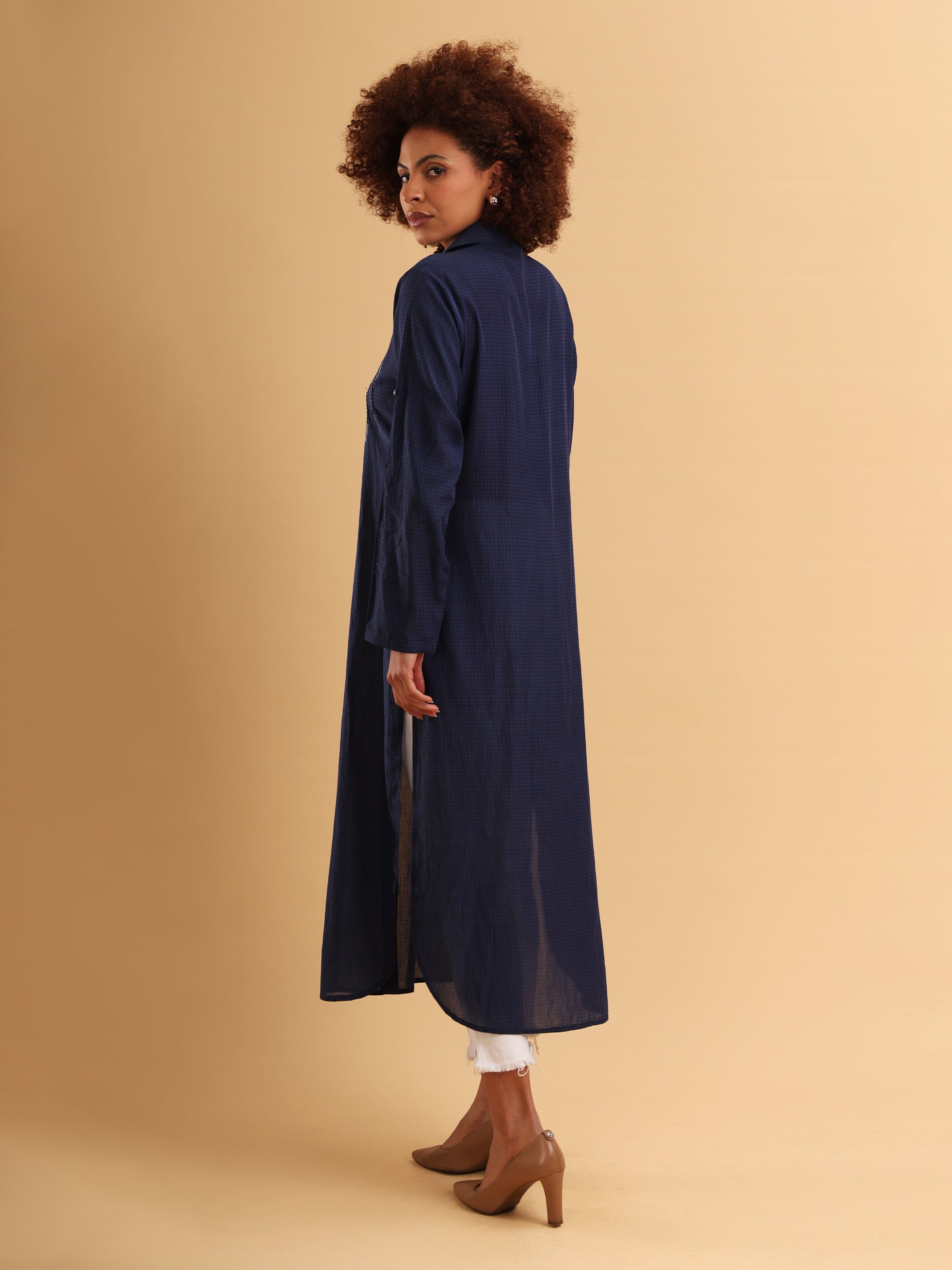 Midnight Muse Shirt Dress
