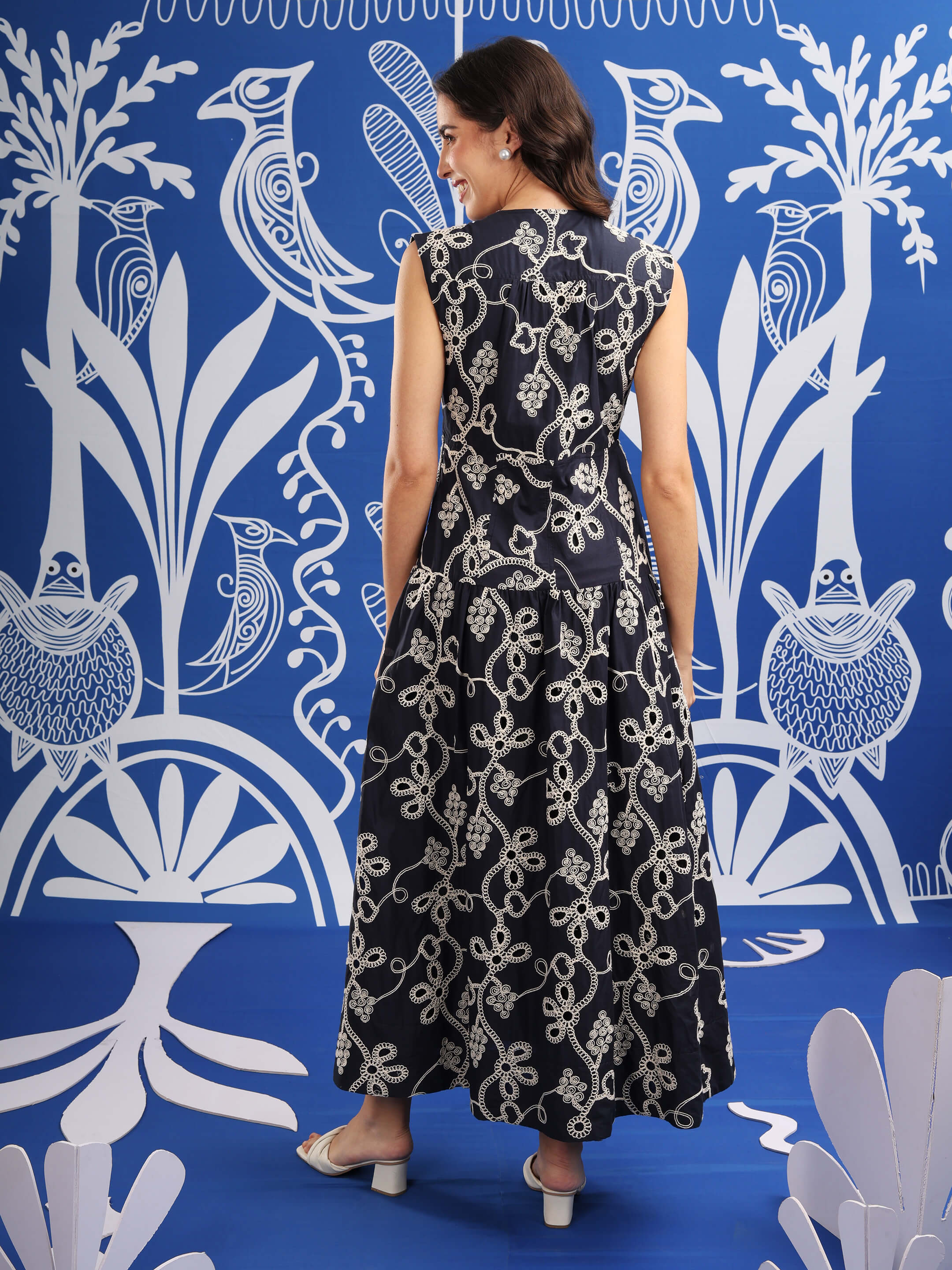 AVA DRESS NAVY