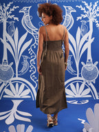 Avesa Bird Embroidered Maxi Dress