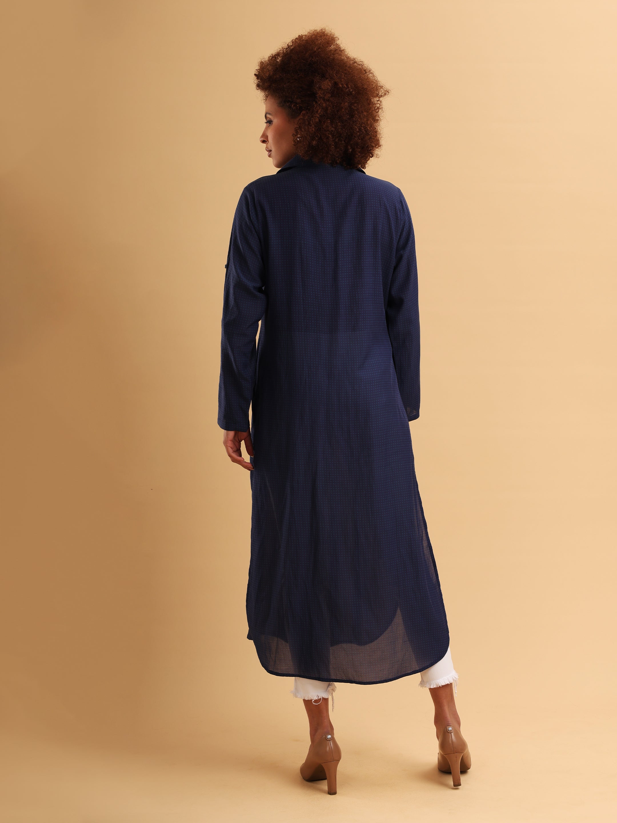 Midnight Muse Shirt Dress