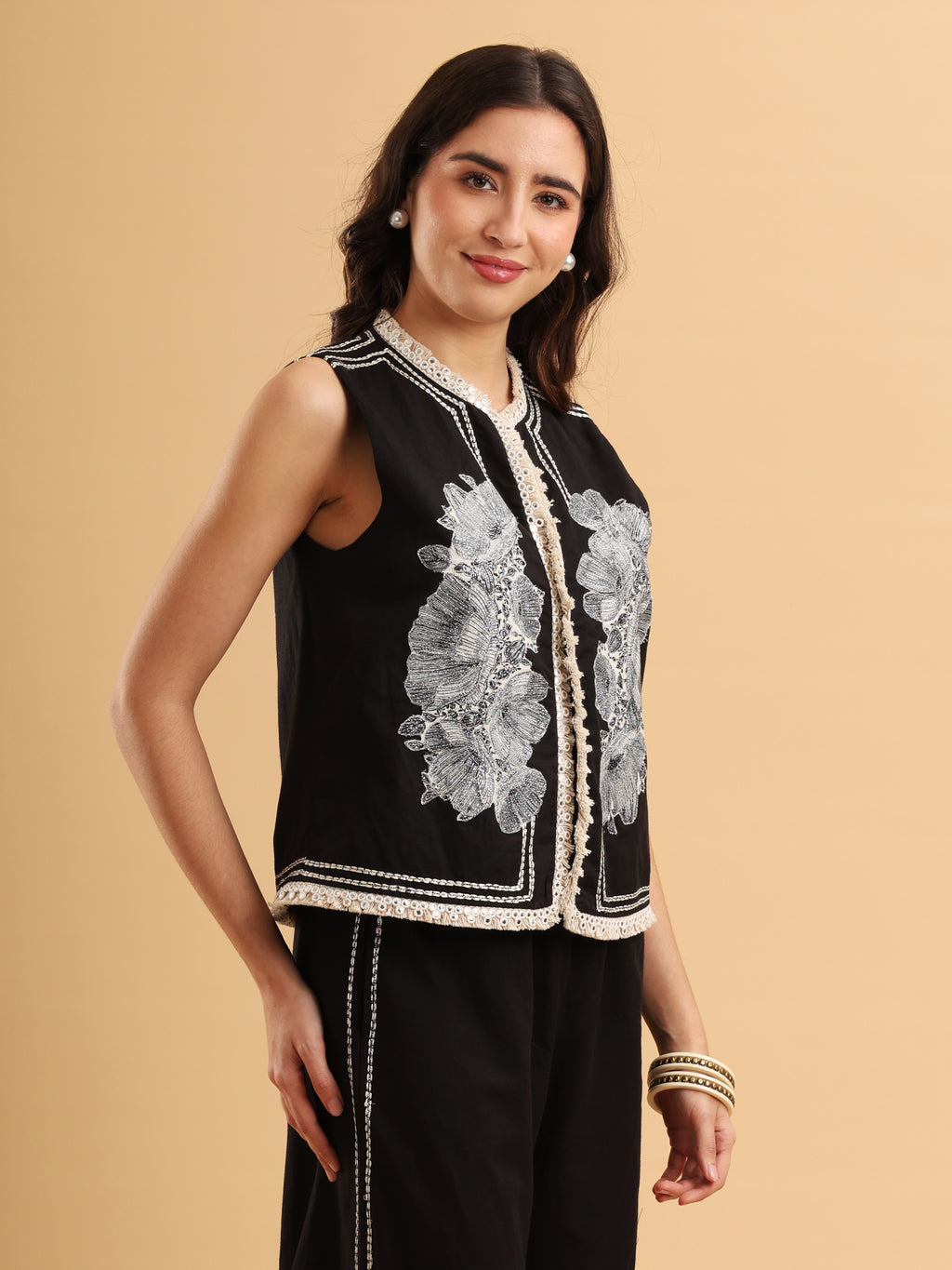 Luna Fleur Embroidered Co-ord Set