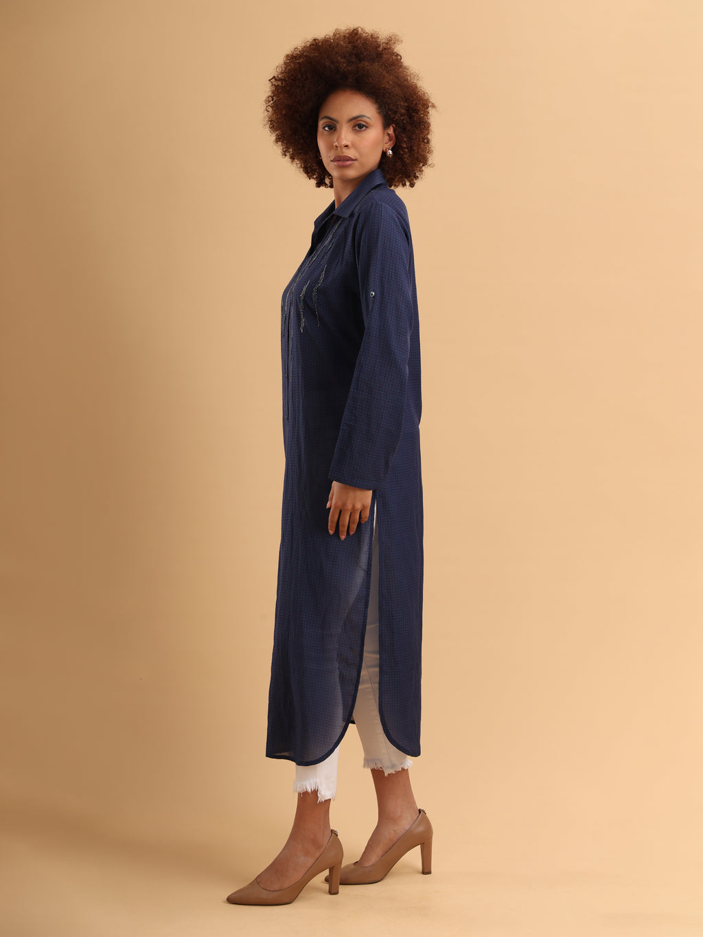 Midnight Muse Shirt Dress