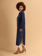 Midnight Muse Shirt Dress