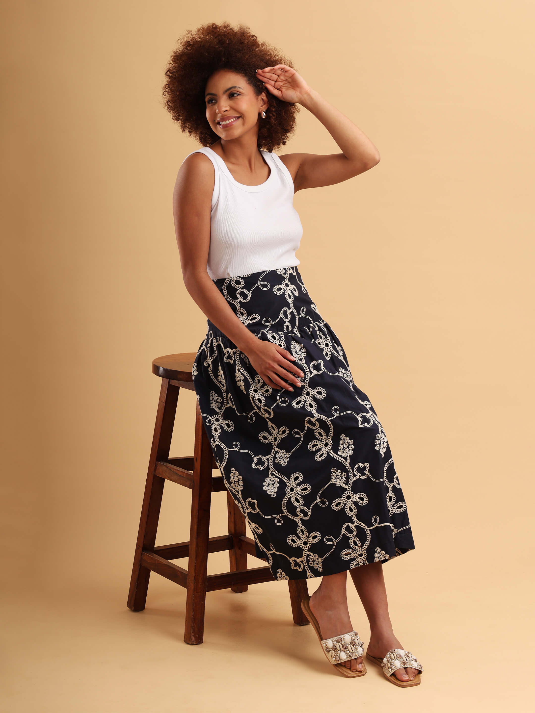 AVA SKIRT NAVY