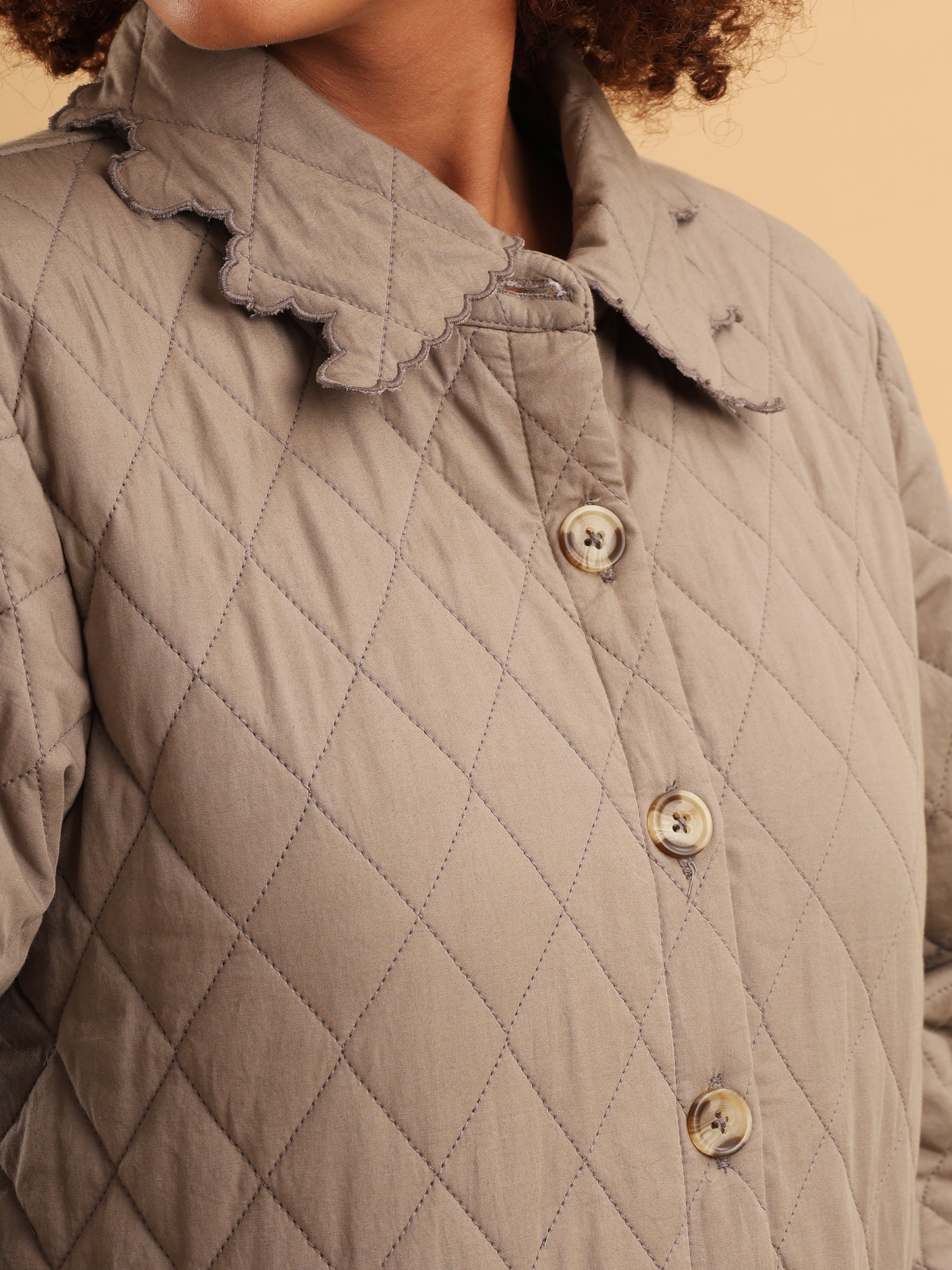 Kylie Quilted Cropped Jacket