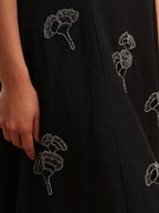 Black Tulip Embellished Dress