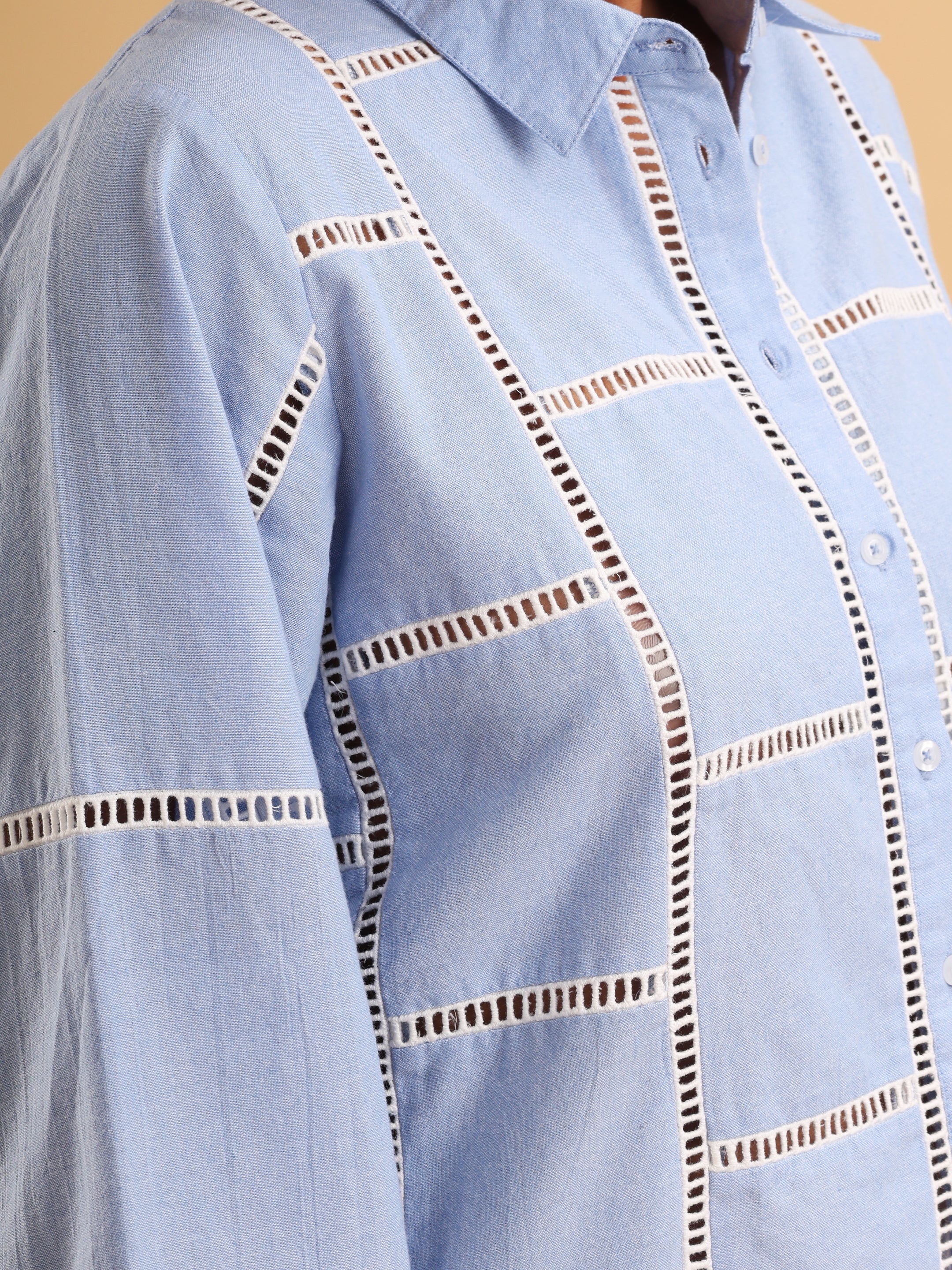 Celeste Ladder Lace Shirt