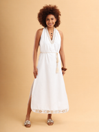 Ivory Nomad Halter Dress