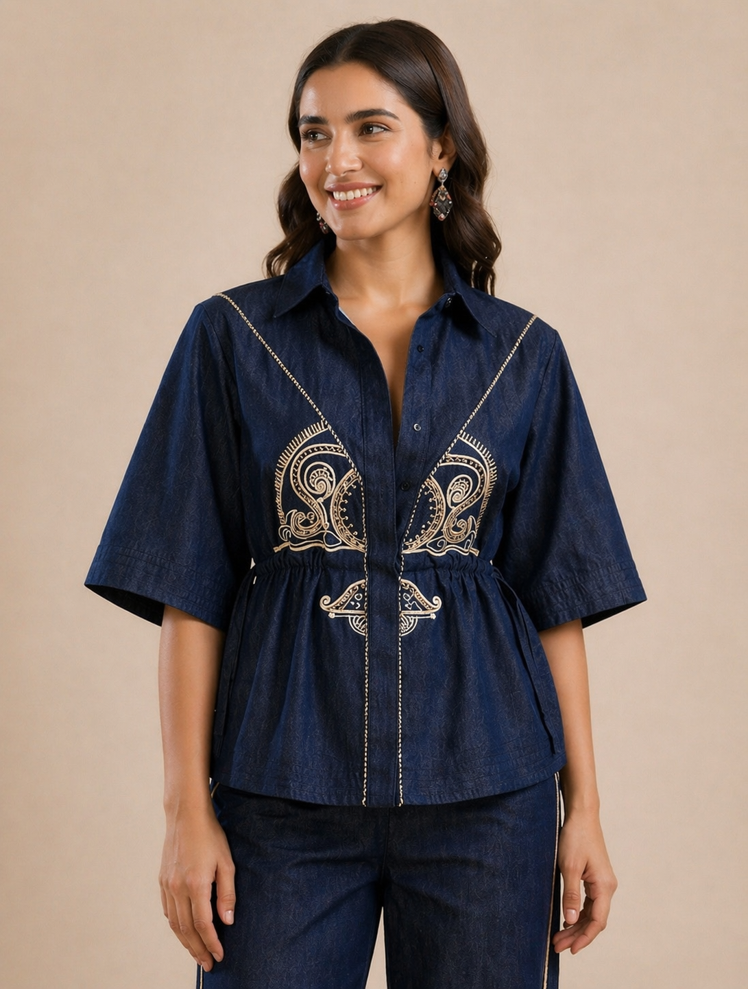 Denim Totem Shirt