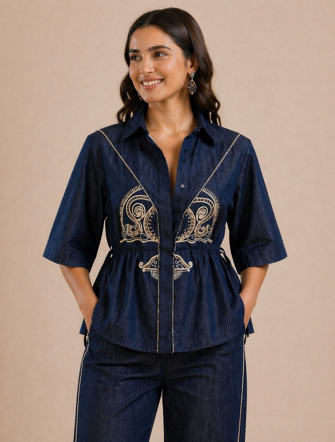Denim Totem Shirt