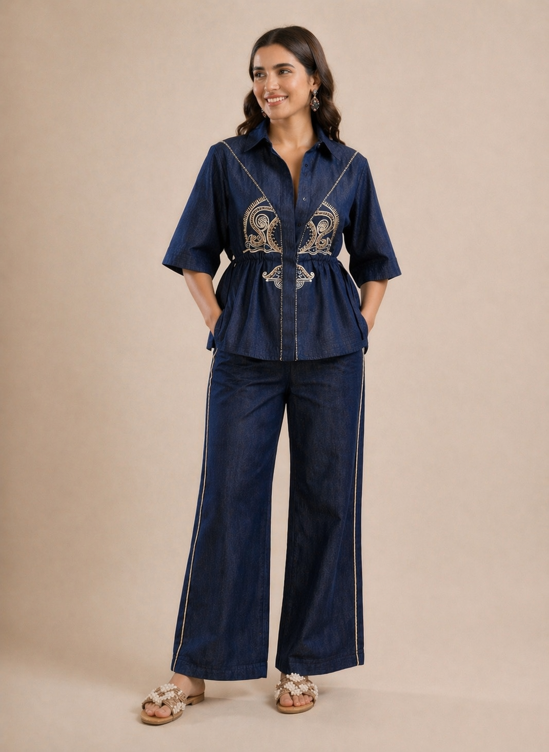 Denim Totem co-ord Set