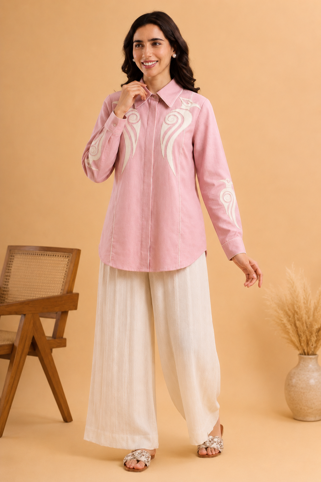 Blushbird Embroidered ShirT