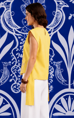 Golden Owl Linen High-Low Top