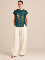 Verdant Bloom Top