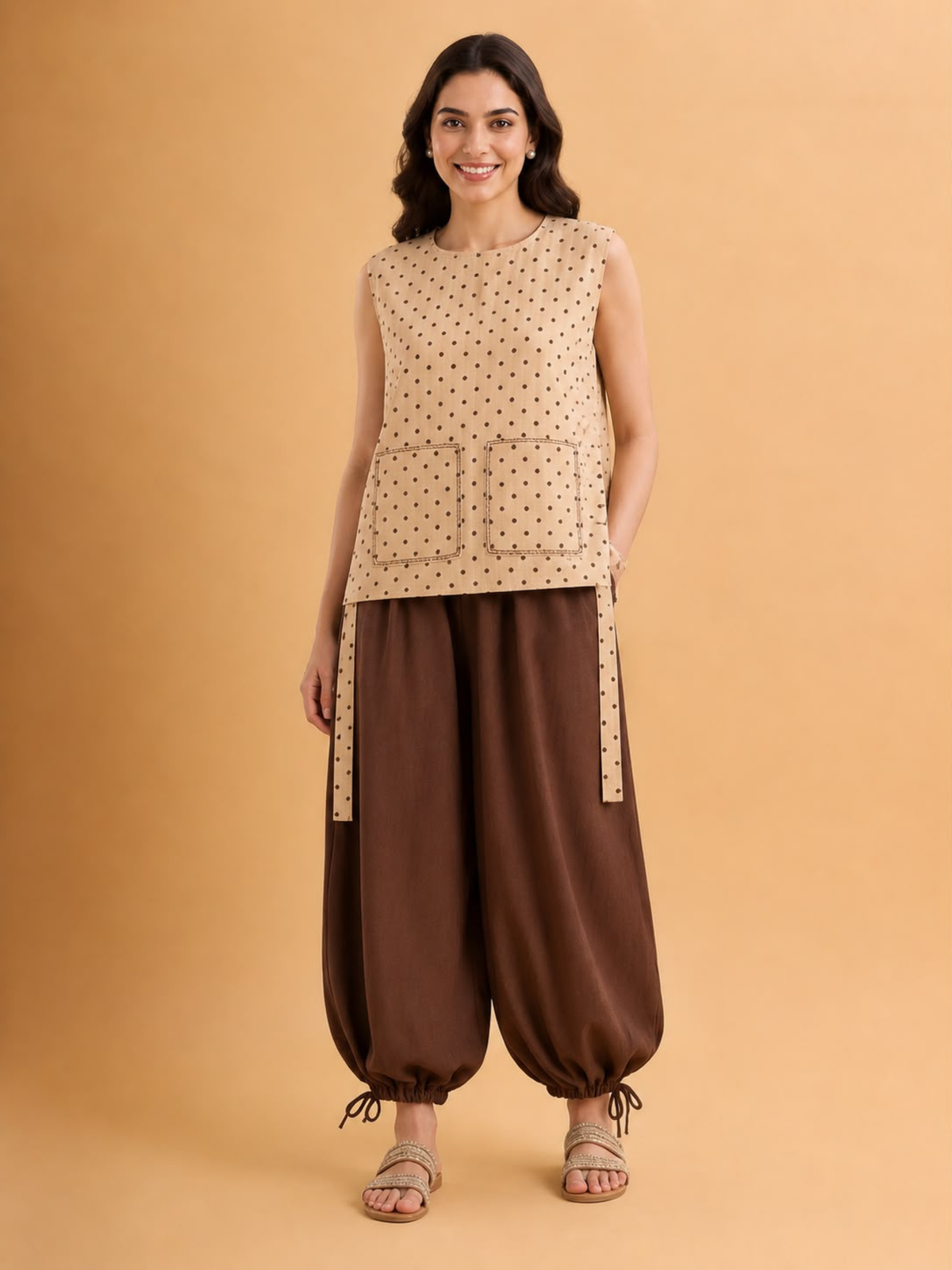 Mocha Dot Top