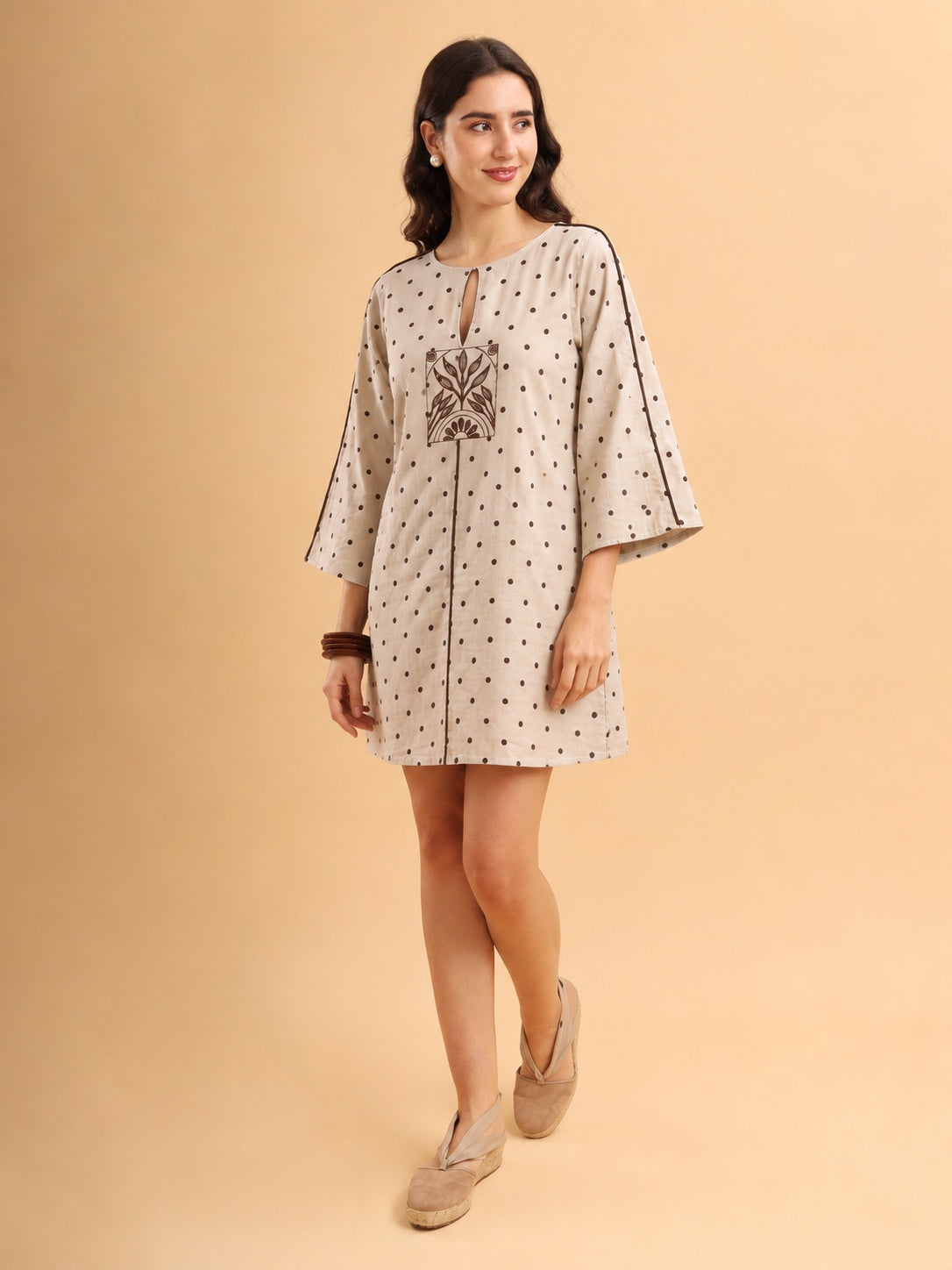Naira Polka Dress