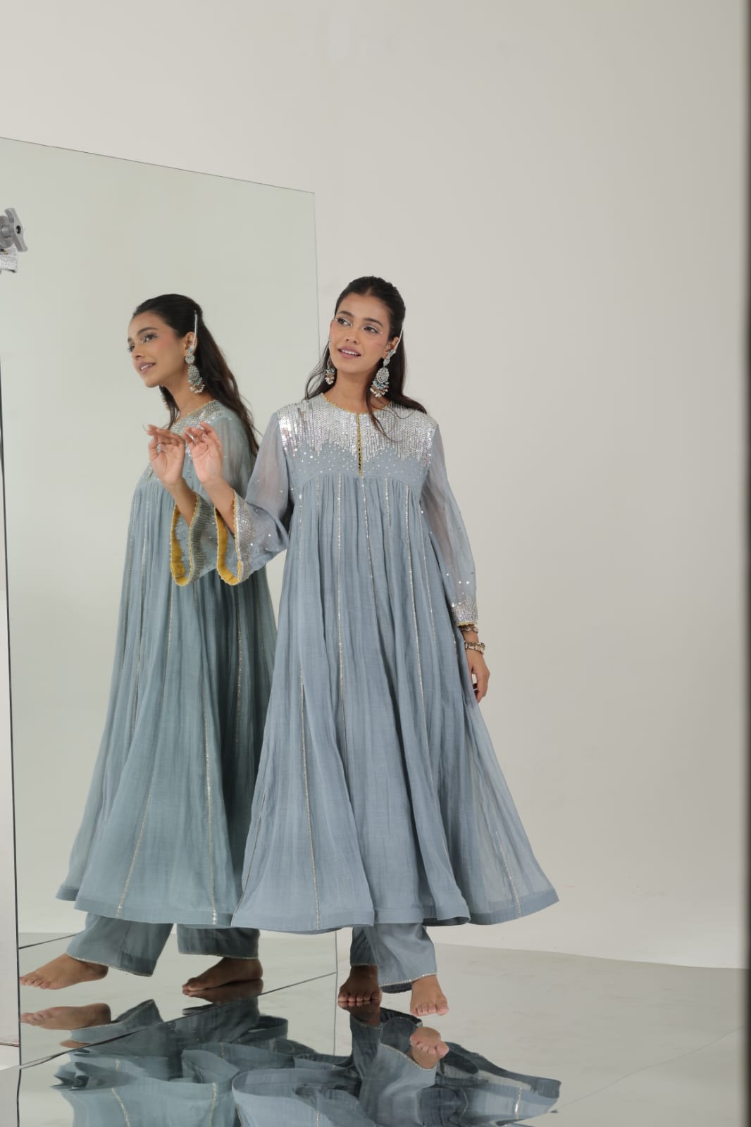 NAAZ ANARKALI SET