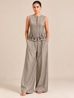Taupe Embellished Co-Ord Set