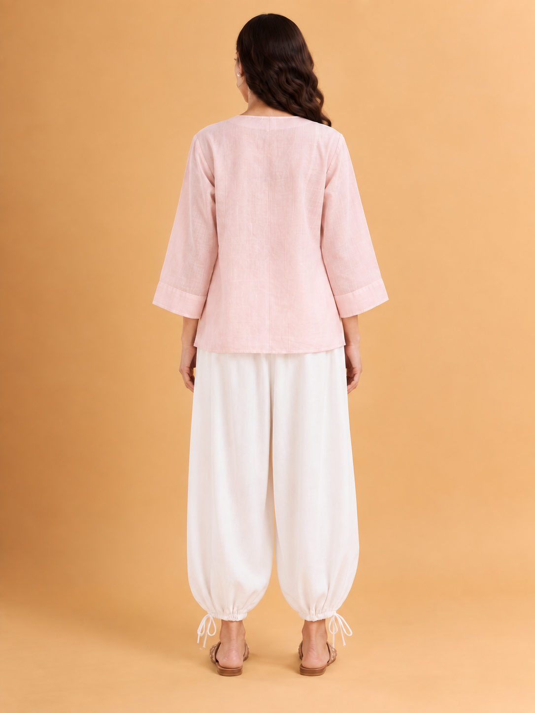 Blush Bloom Appliqué Top