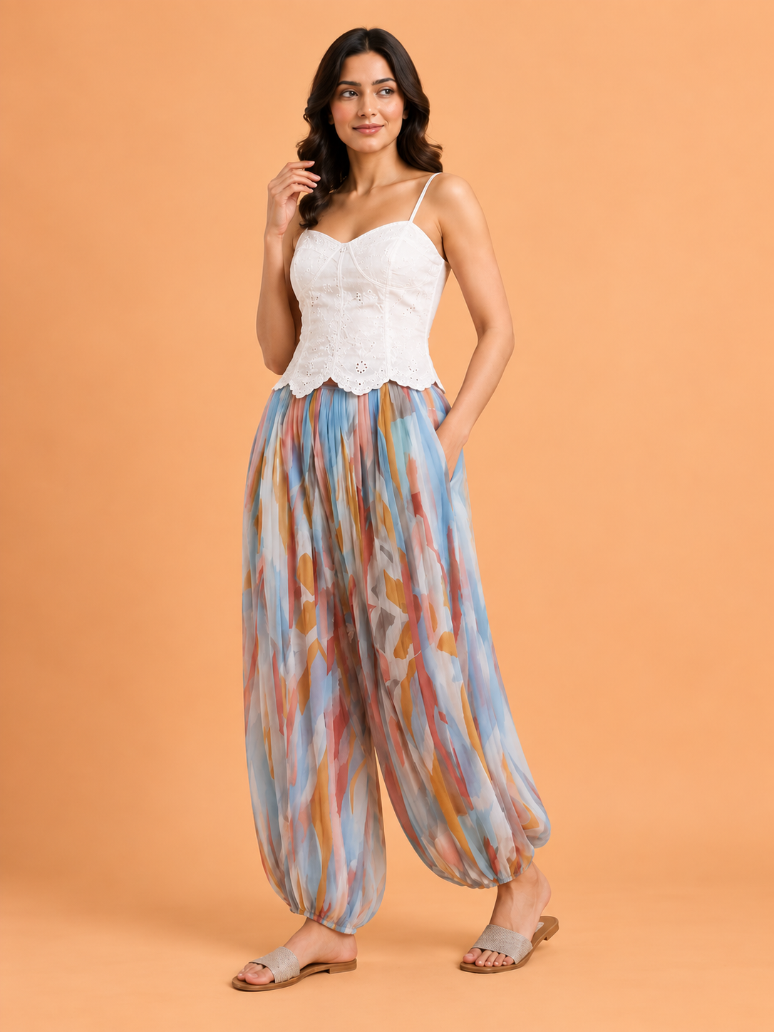 Abstract Flow Pants